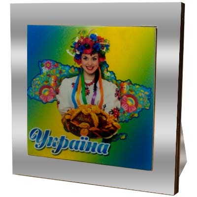 Сувенір магніт. Фотоколлаж Я люблю Україну